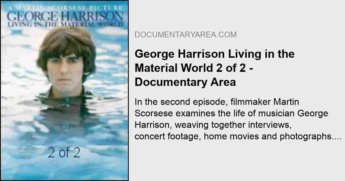 George Harrison Living In The Material World 720p Torrent